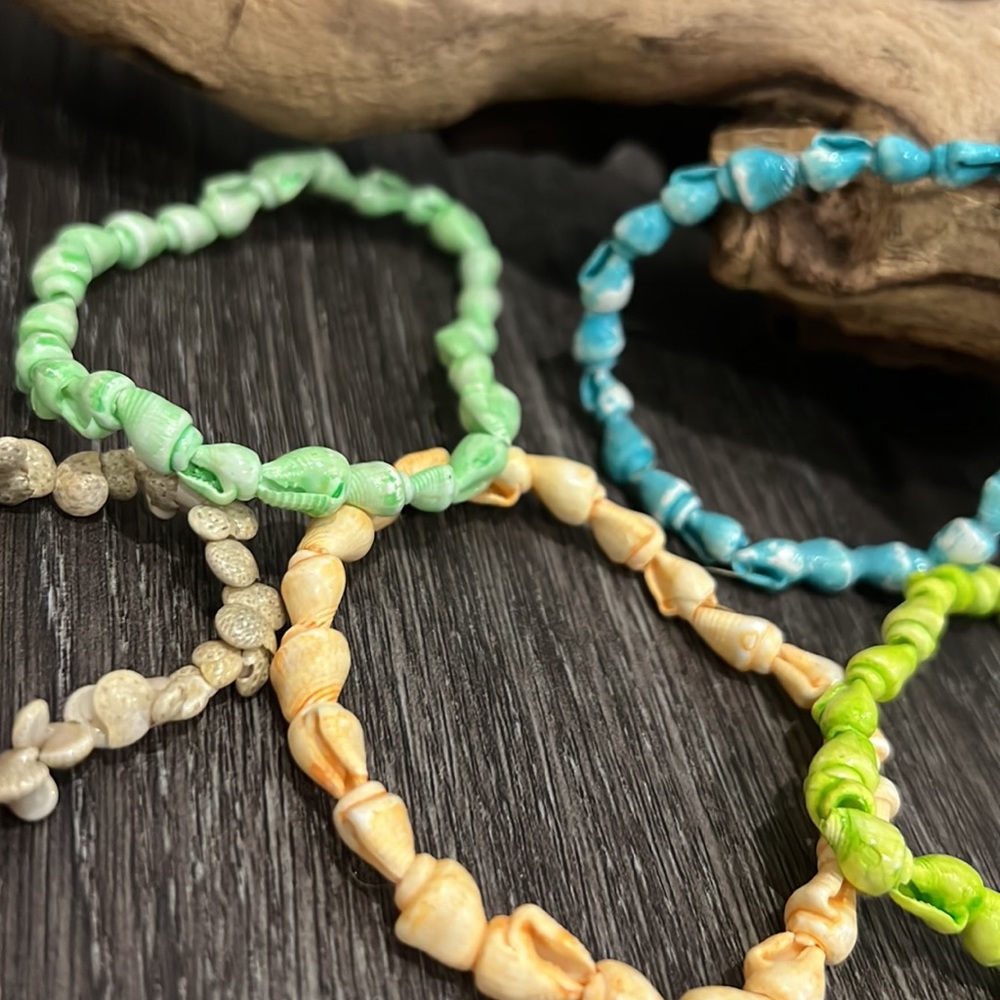 Shell ankle bracelets - Picture 3 of 4